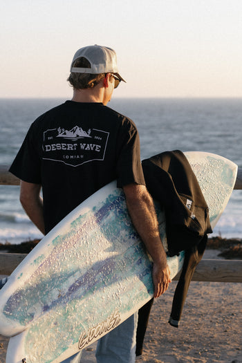 Desert Wave Black Logo T-Shirt