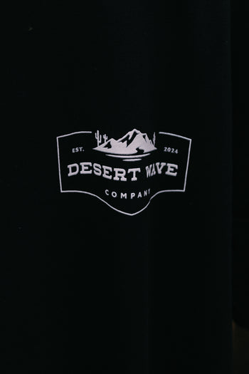 Desert Wave Black Logo T-Shirt