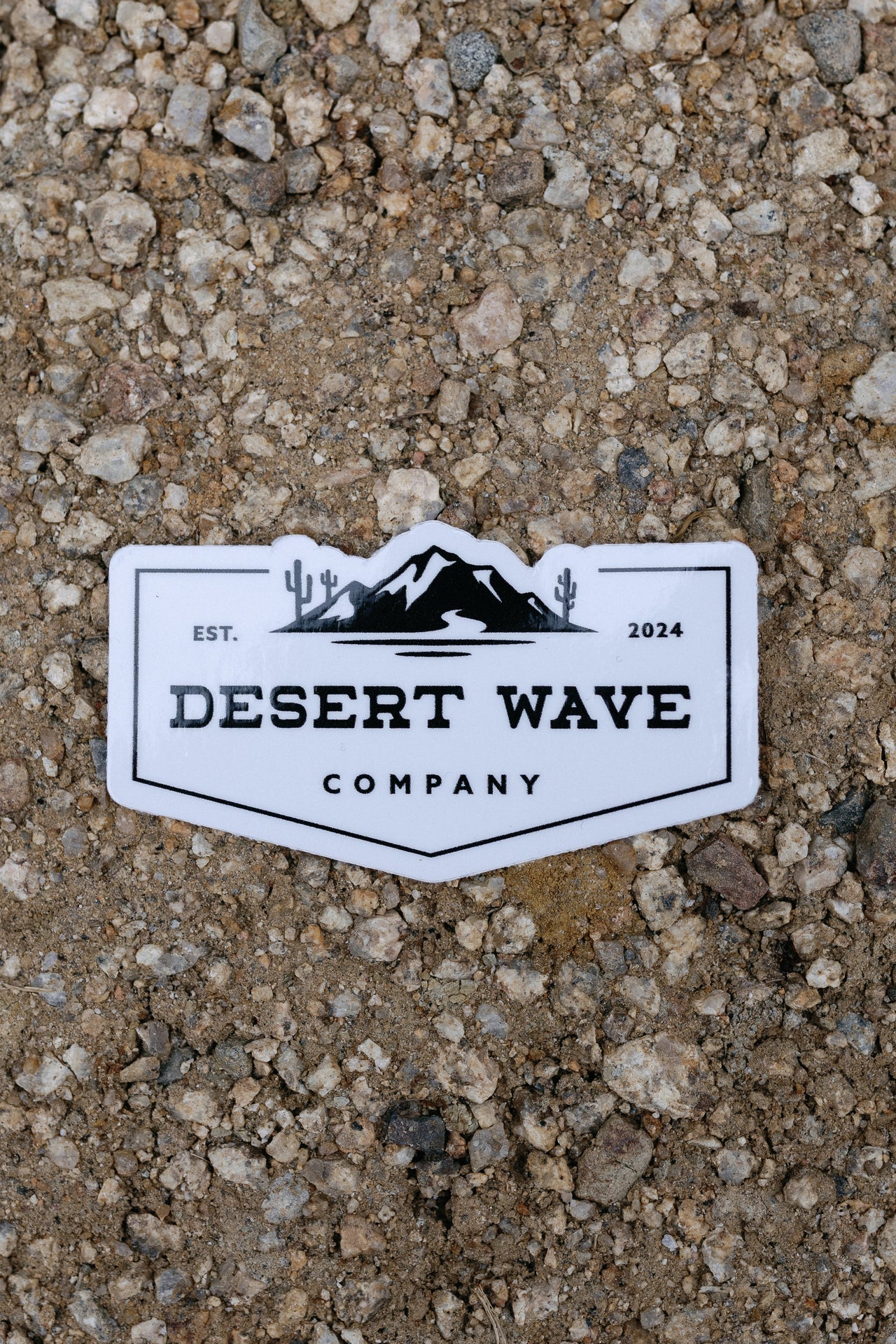 Desert Wave Logo Sticker